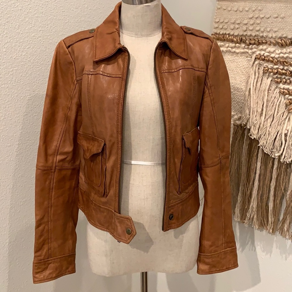 Hinge Leather Jacket
